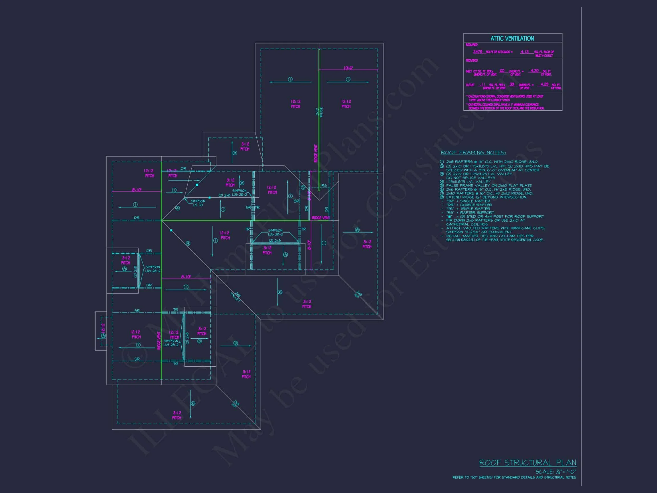 20-1343 HOUSE PLAN - Traditional Colonial Home Plan - 3-Bed, 2.5-Bath, 2,400 SF 11 Custom house Plan with Floor Plan, Blueprint, CAD & Designs