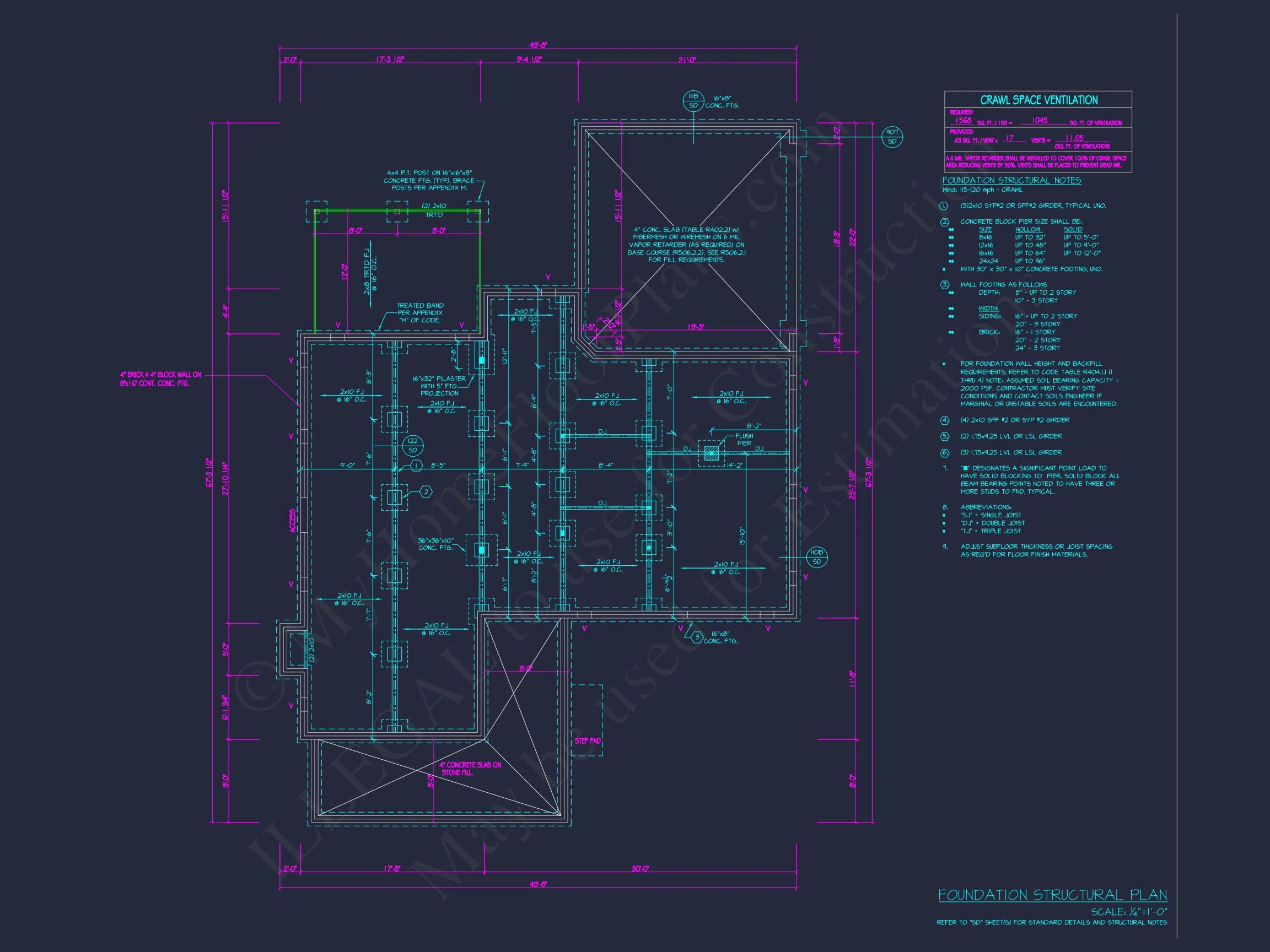 20-1343 HOUSE PLAN - Traditional Colonial Home Plan - 3-Bed, 2.5-Bath, 2,400 SF 8 Custom house Plan with Floor Plan, Blueprint, CAD & Designs