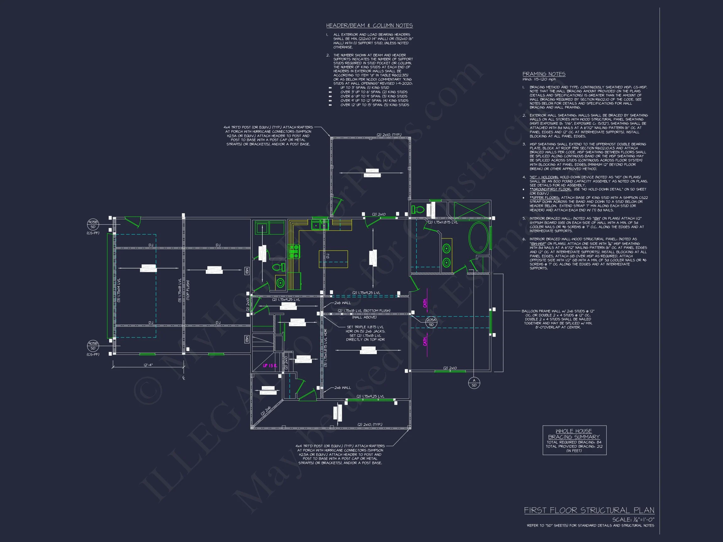 Charming 1.5-Story house Plan with Detailed CAD Designs