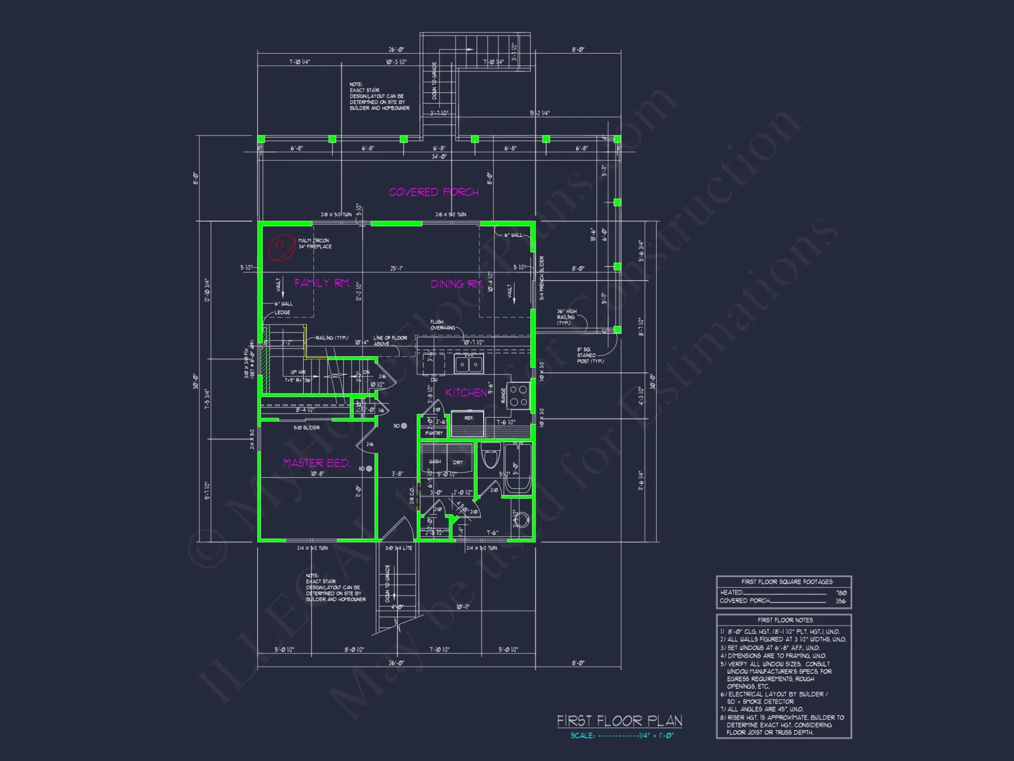 Stunning house Design with 4 Bedrooms and CAD Blueprints