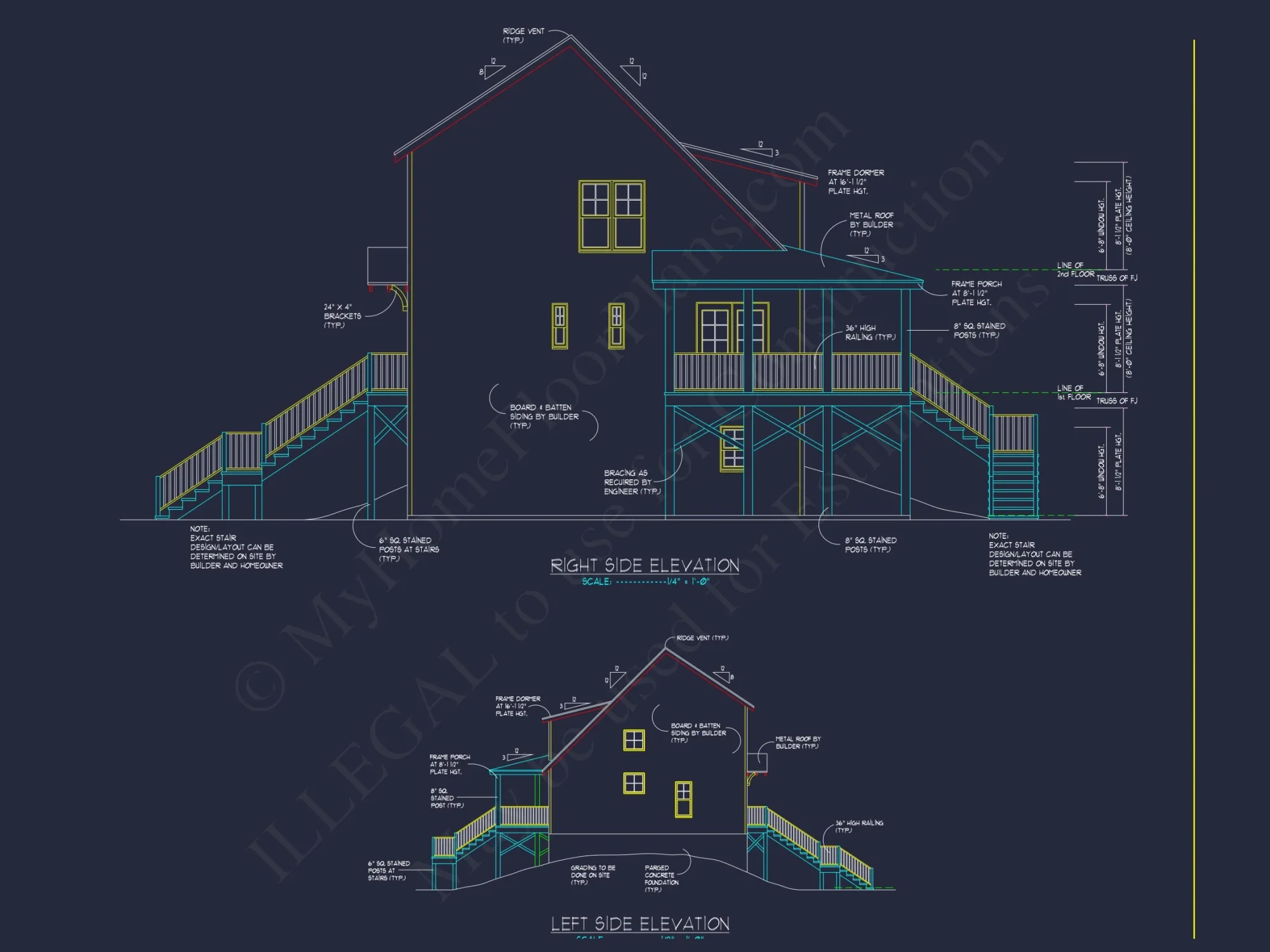 Stunning house Design with 4 Bedrooms and CAD Blueprints