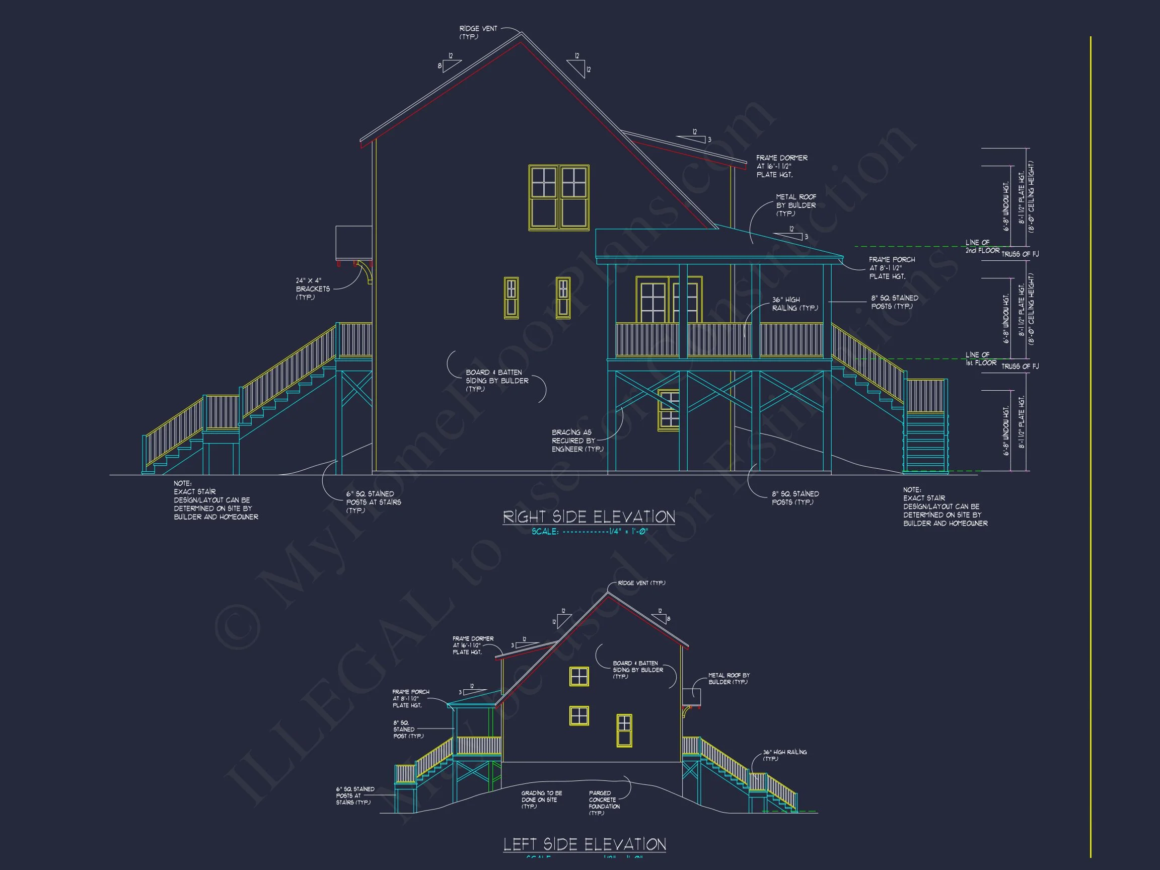 Stunning house Design with 4 Bedrooms and CAD Blueprints