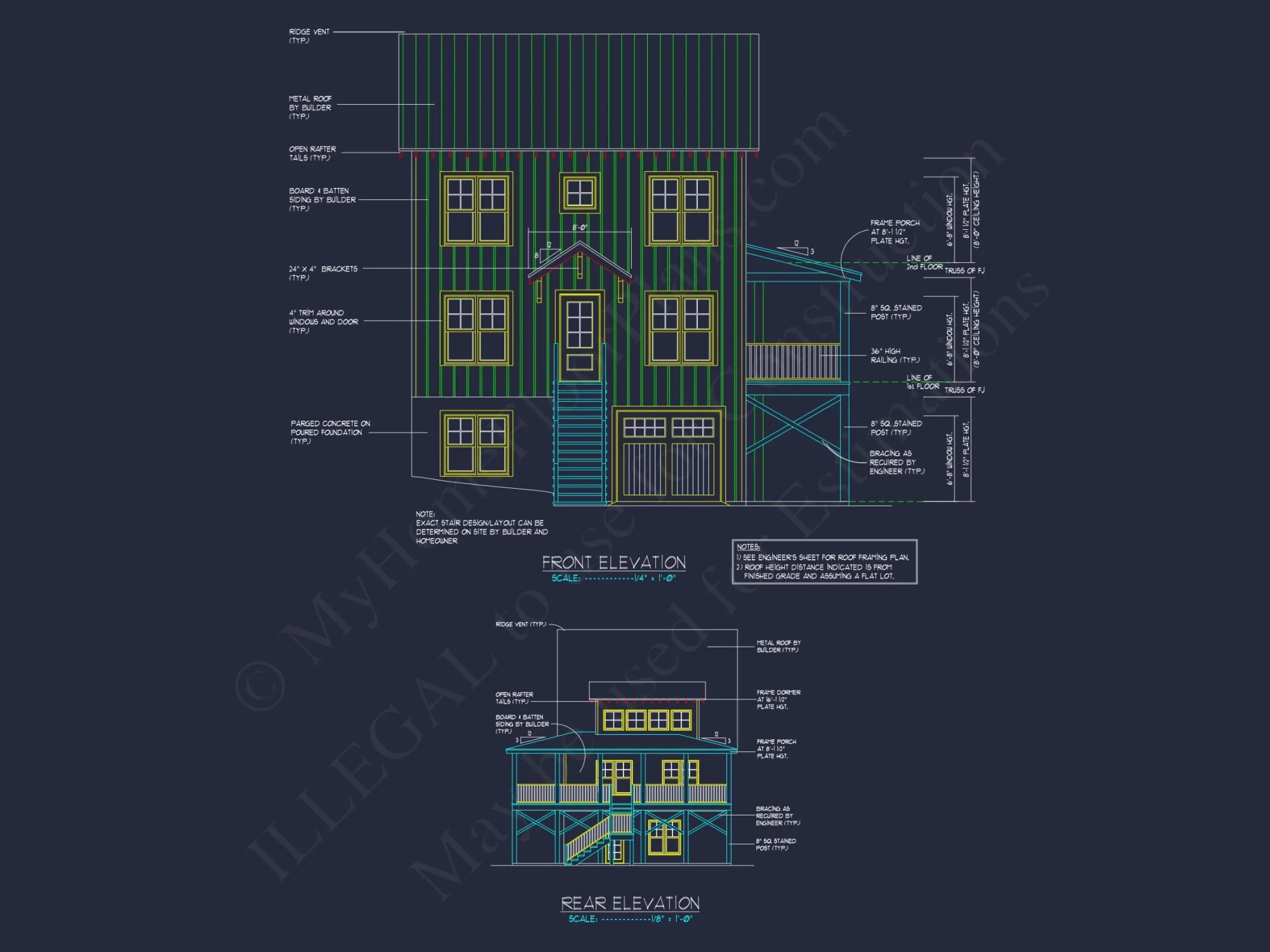 Stunning house Design with 4 Bedrooms and CAD Blueprints
