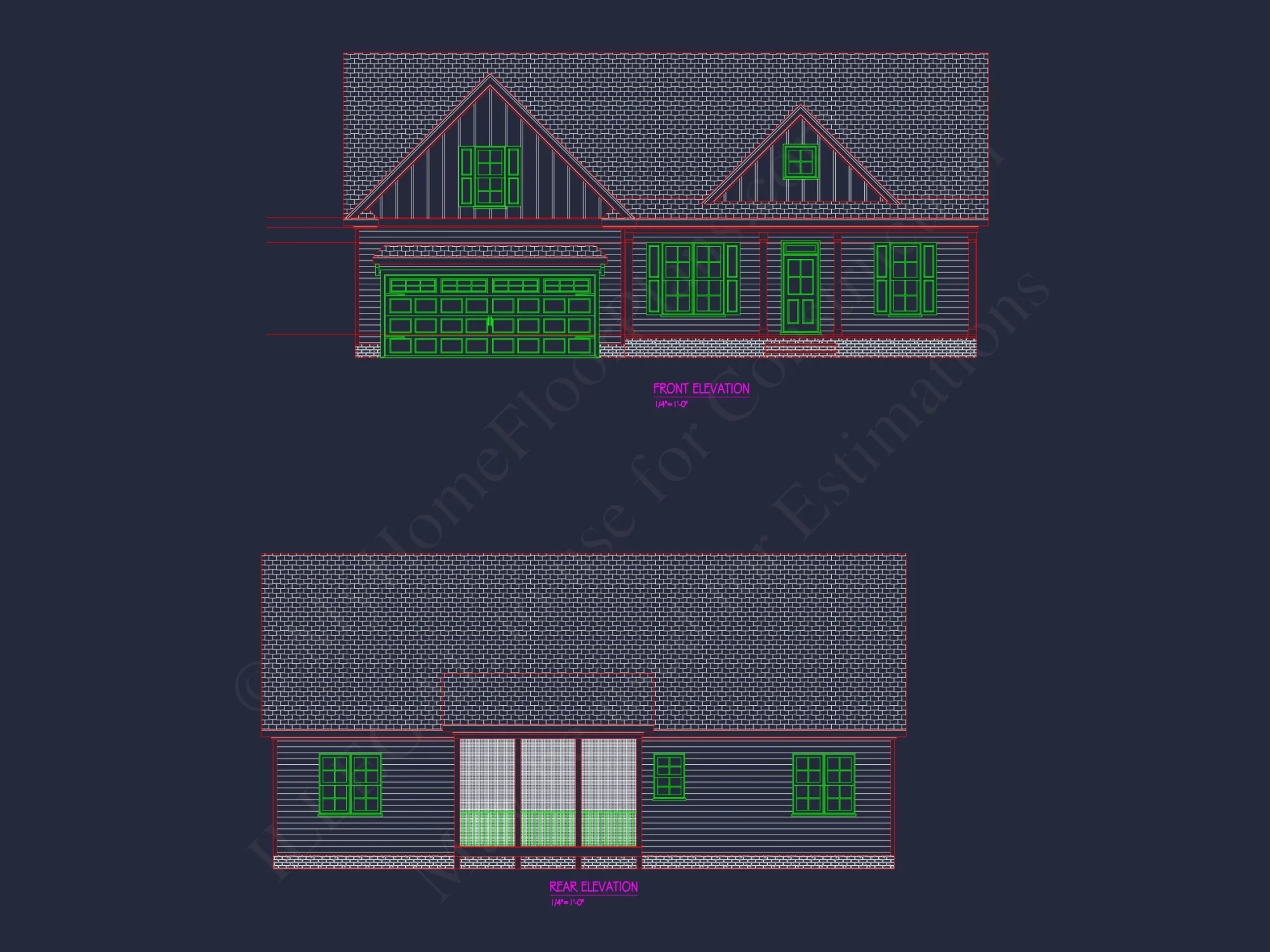 Efficient Craftsman house Plan with CAD Designs & Floor Blueprint