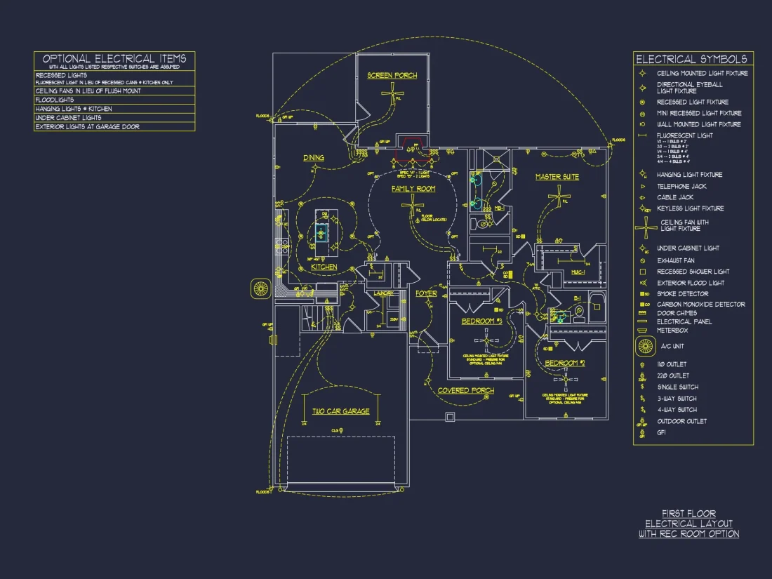 Chic house Plan with Flexible Blueprint CAD Designs