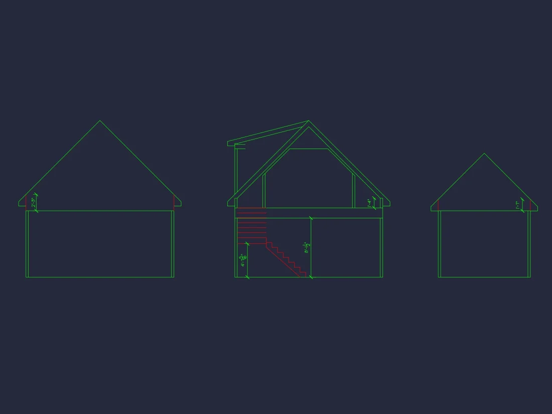 Chic house Plan with Flexible Blueprint CAD Designs