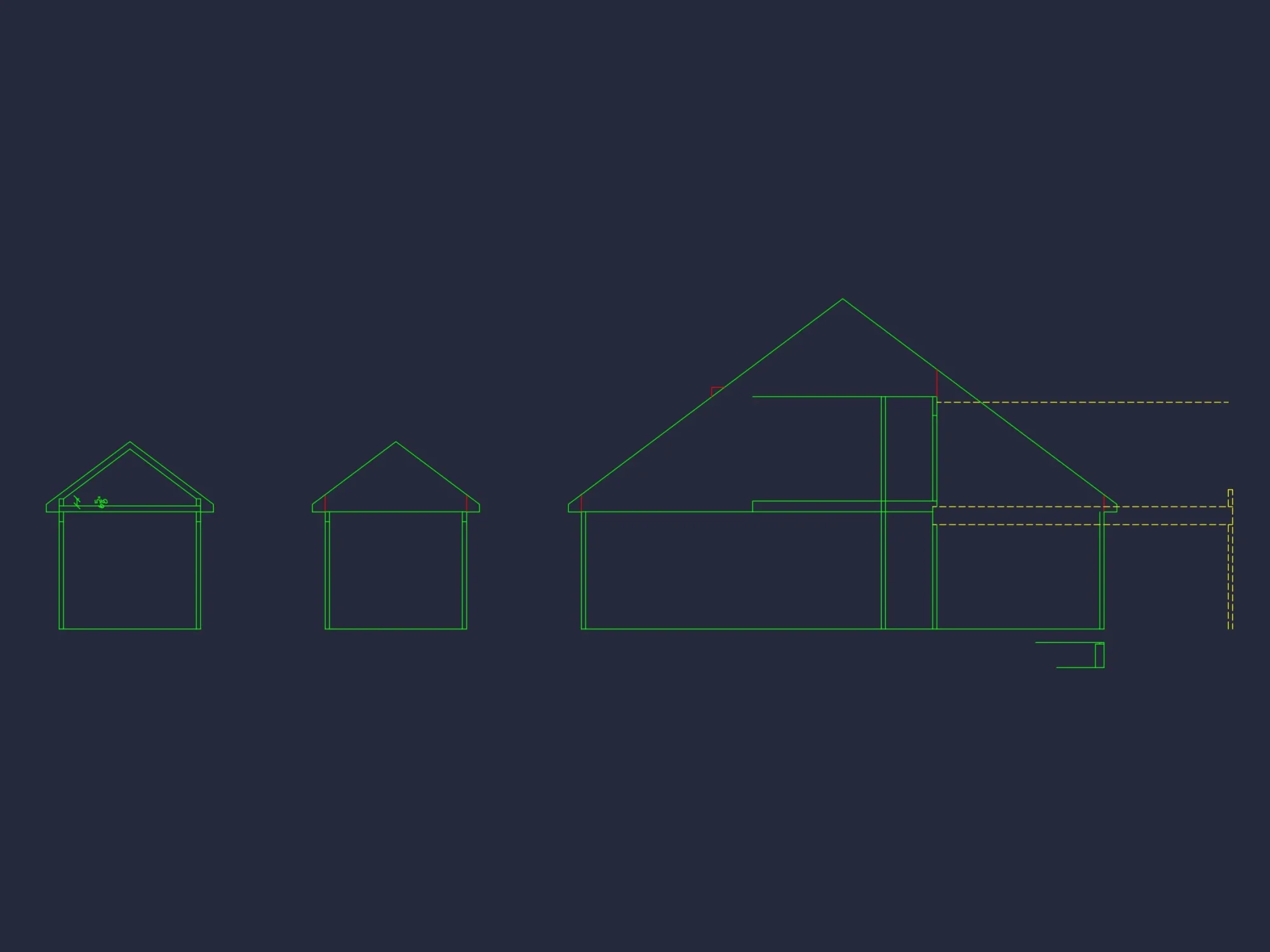 Chic house Plan with Flexible Blueprint CAD Designs