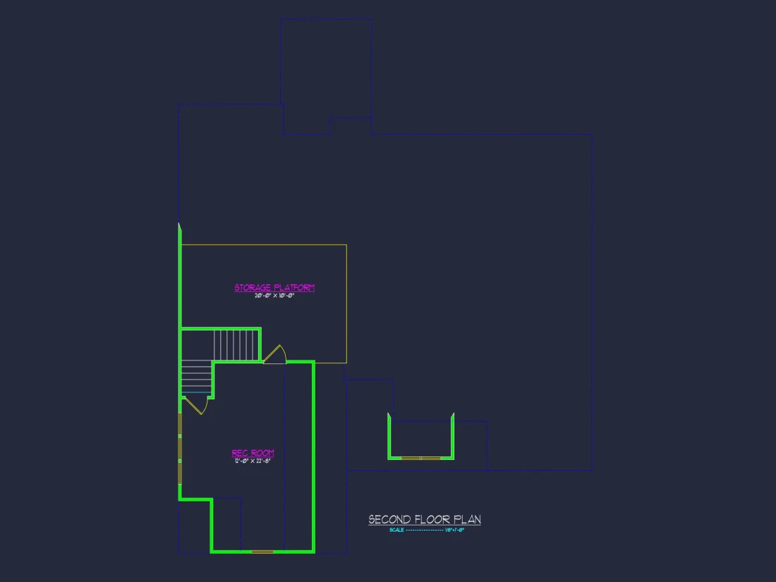 Chic house Plan with Flexible Blueprint CAD Designs