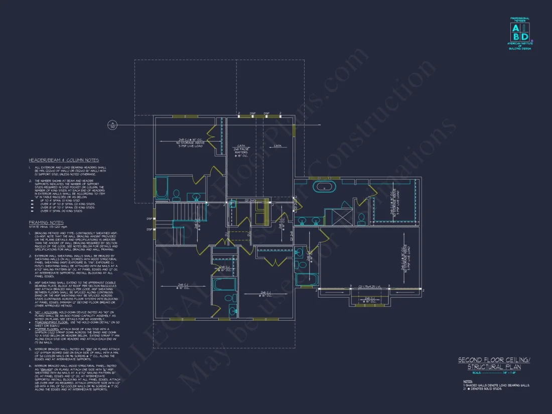 Efficient 2-Story Craftsman house Plan with Flexible Garage Options