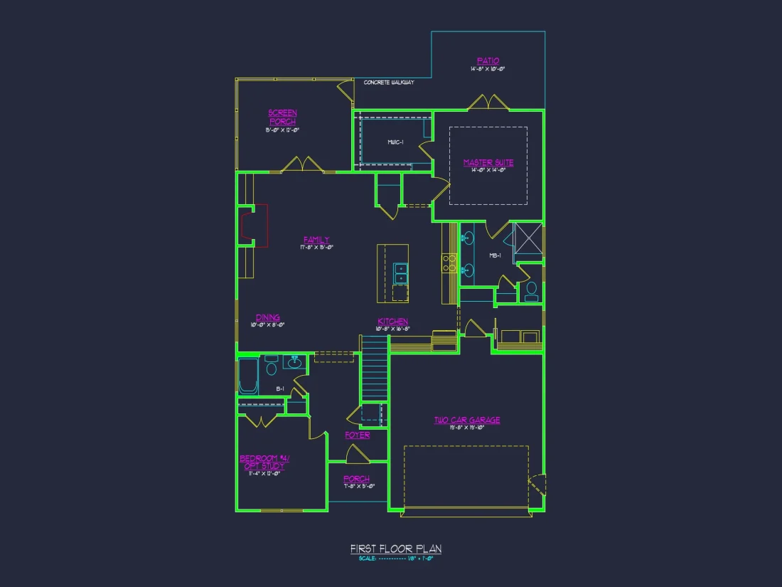 Stunning Craftsman house Plan with Functional Floor Designs