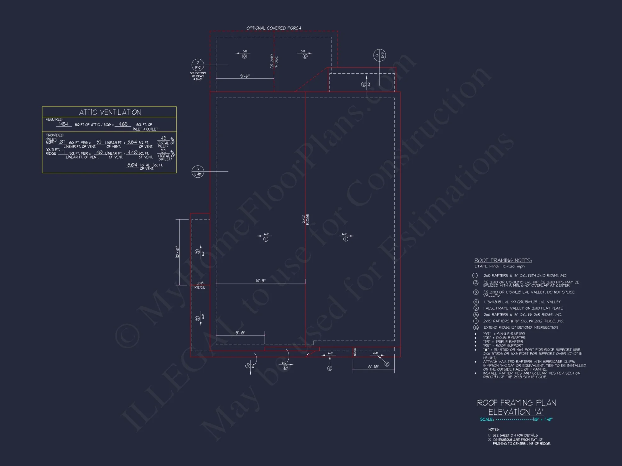 Modern Suburban house Plan with 2 Floors and 2, 033 Sq Ft