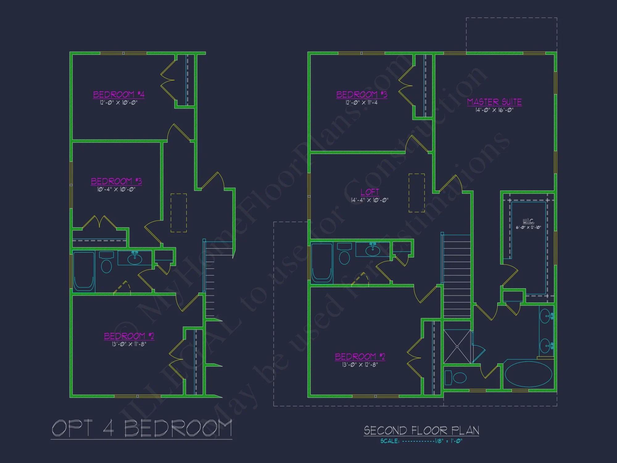 Modern Suburban house Plan with 2 Floors and 2, 033 Sq Ft