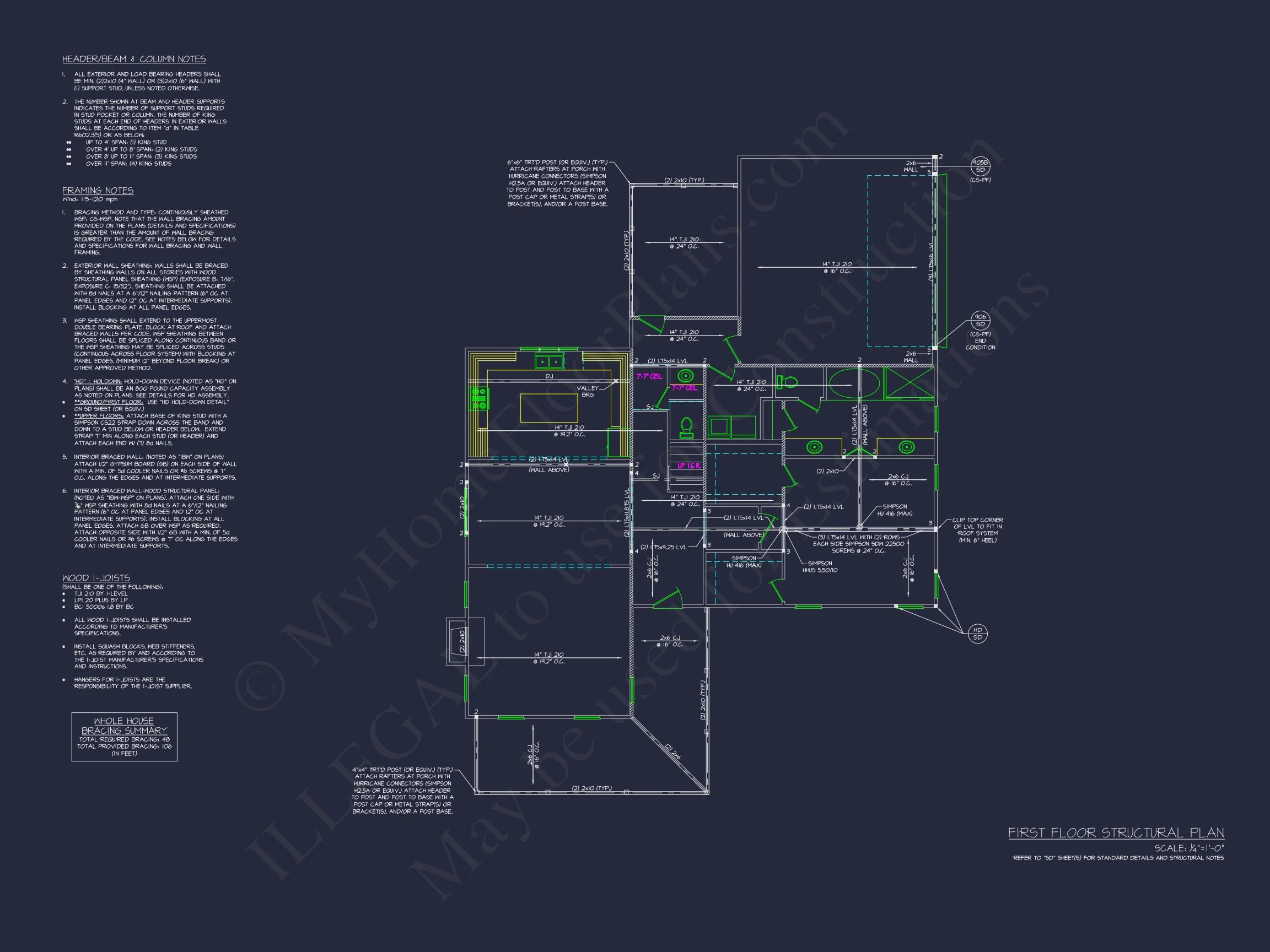 19-2380 HOUSE PLAN - Modern Farmhouse Home Plan - 3-Bed, 2-Bath, 1,950 SF 9 Charming 2-Story house Plan with 3 Bedrooms and CAD Blueprints