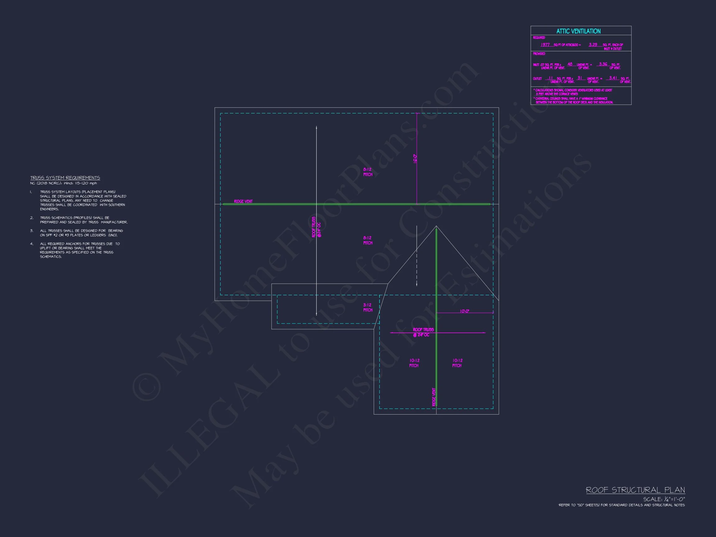 19-2357 HOUSE PLAN - Traditional Ranch Home Plan - 3-Bed, 2-Bath, 1,536 SF 9 Explore house Floor Plan Blueprint: Traditional CAD Designs