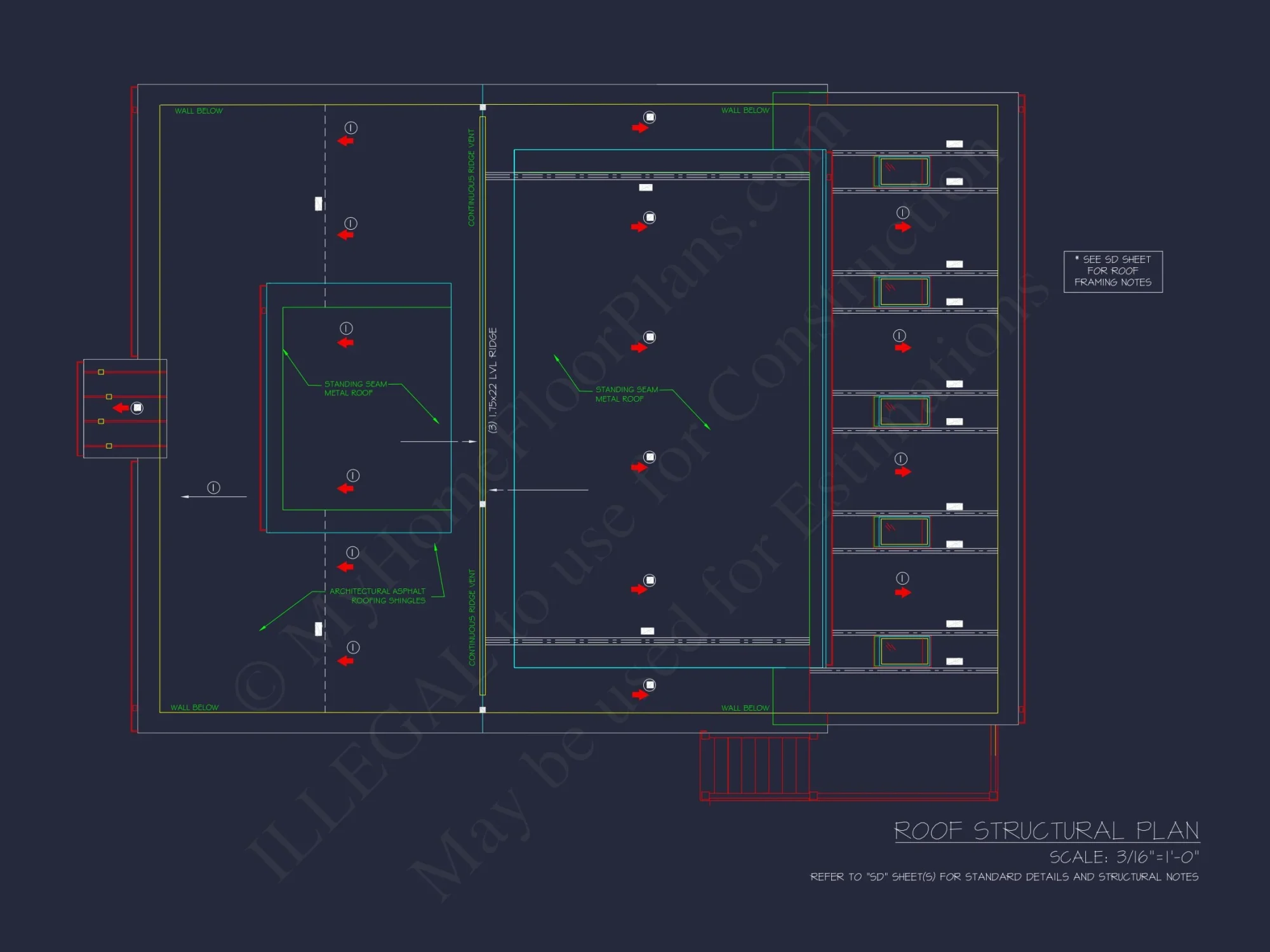 Craftsman-Style house Plan with CAD Designs and Blueprints