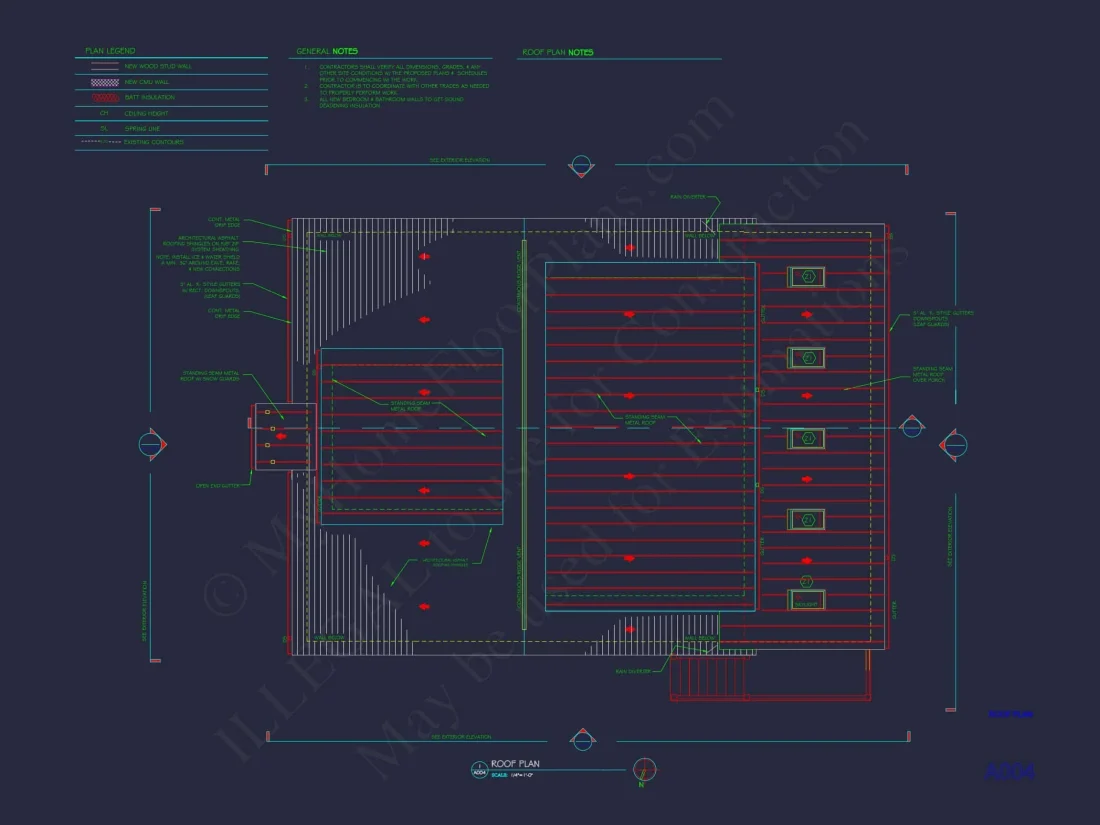 Craftsman-Style house Plan with CAD Designs and Blueprints