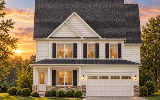 Plan  12-2902 - Pecan Point Manor |  Traditional Colonial - 5-Bed, 4.5-Bath, 3,375 SF