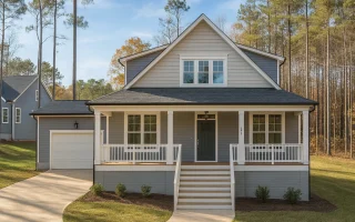 Plan  20-2154 - The Rodriguez Cottage  | Southern Farmhouse - 3-Bed, 3-Bath, 1,812 SF