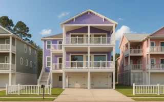 Plan  16-1058 - Aster Cedar Farm |  Coastal - 5-Bed, 4.5-Bath, 3,667 SF