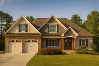 Elegant Craftsman house Plan with Detailed Blueprints & CAD Designs