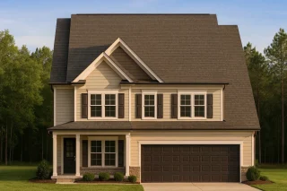 Elegant 3-Story House Plan with 5 Bedrooms and Bonus Space