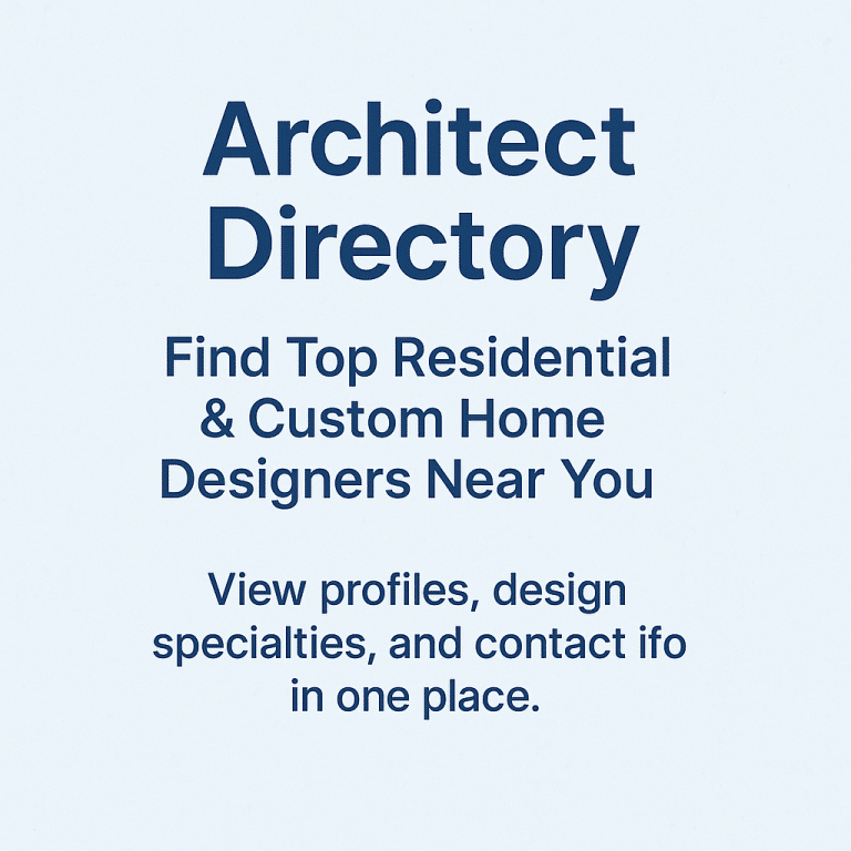 Home Design Directory – Top Architects & Designers