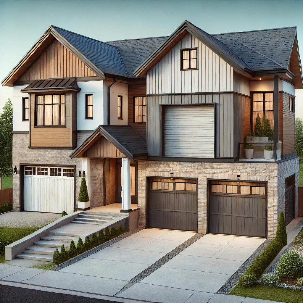 Split Garage House Plans