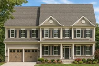 Townhome Floor Plans 2 Amberly Spacious 2-Story Traditional House Plan with Open Layout