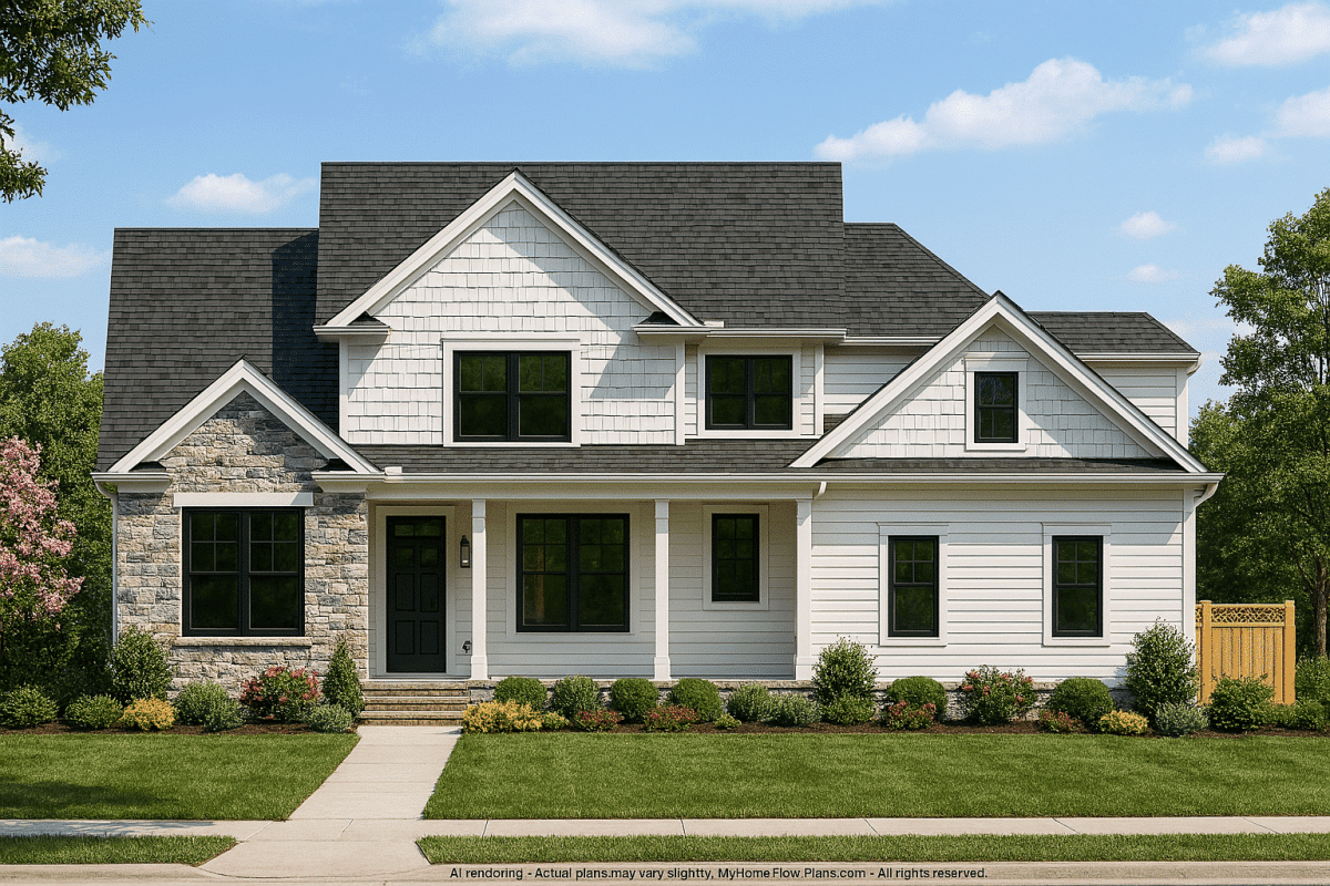 Versatile 2-Story House Plan with Craftsman & Farmhouse Style
