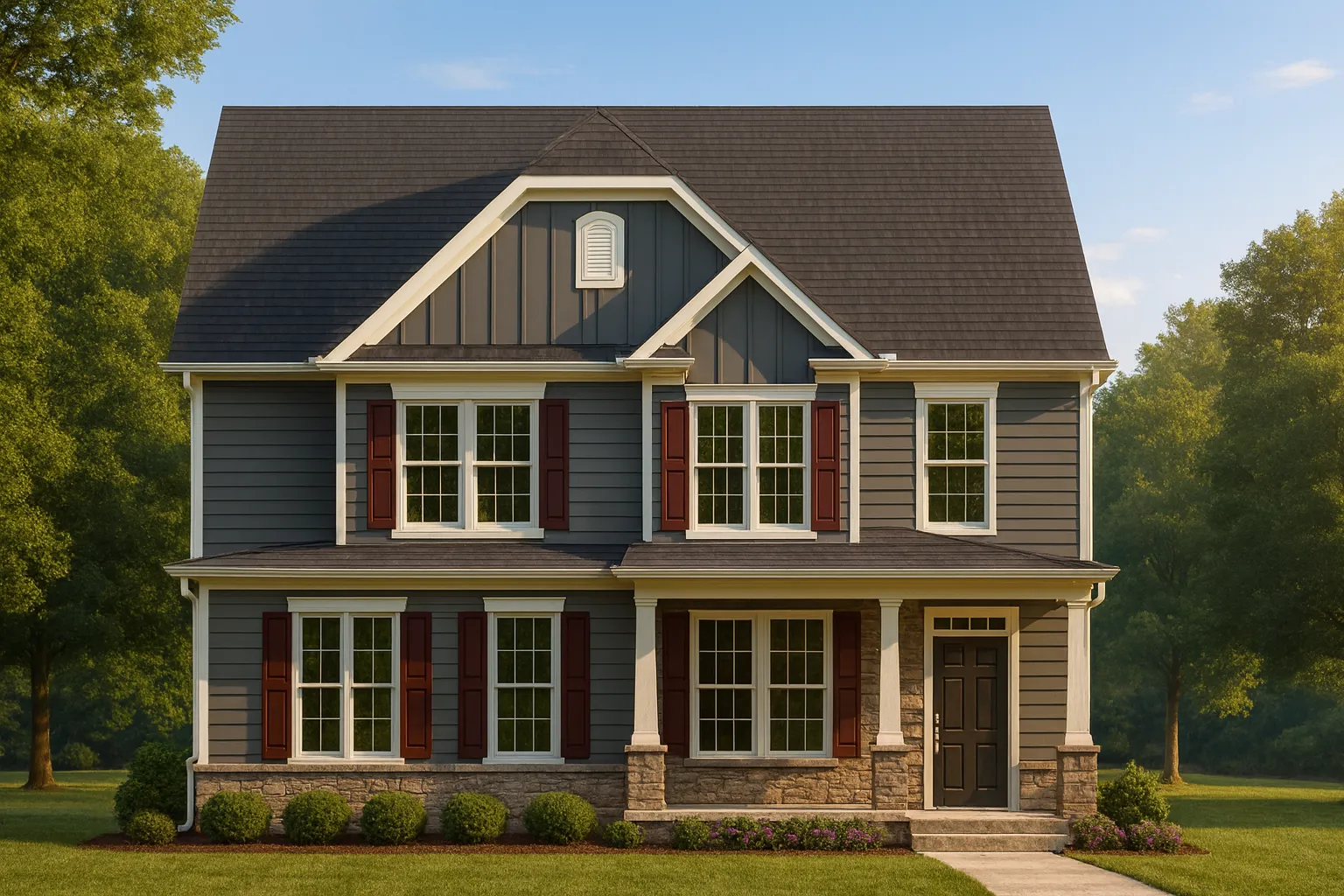 Country Farmhouse Plans 8 Modern Craftsman Home Plan with Spacious Floor Design and CAD Blueprint