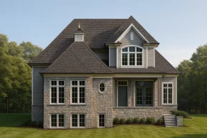 Beautiful Beach Home Floor Plan with CAD Designs & Blueprint