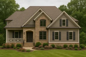 Elegant Traditional Home Floor Plan with CAD Blueprints