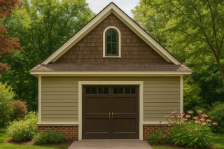 Versatile Garage House Plan with CAD Designs & Storage Options