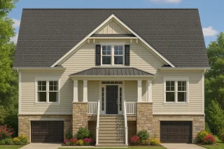 Elegant 3-Story Coastal House Plan with Lanai & Elevator