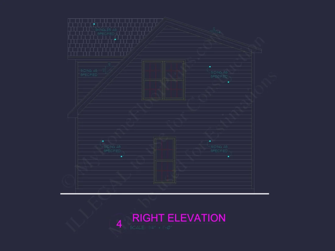 Garage-Living-Space-House-Plan-with-Attic-and-CAD-Blueprints