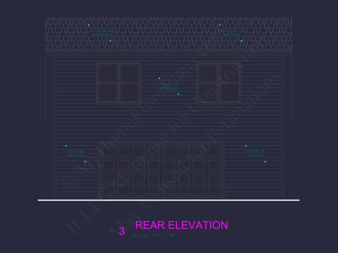 Garage-Living-Space-House-Plan-with-Attic-and-CAD-Blueprints
