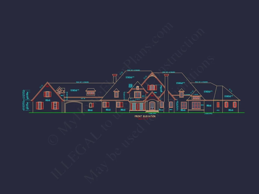 Luxury-Home-Plan-with-CAD-DesignsBlueprints-2-Floors