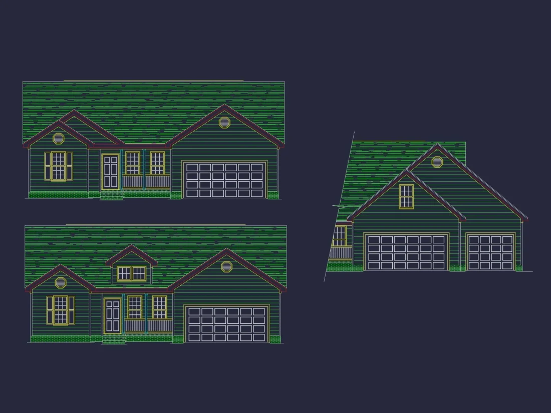 Practical-Home-Design-Plan-with-Blueprint-and-CAD-Elements