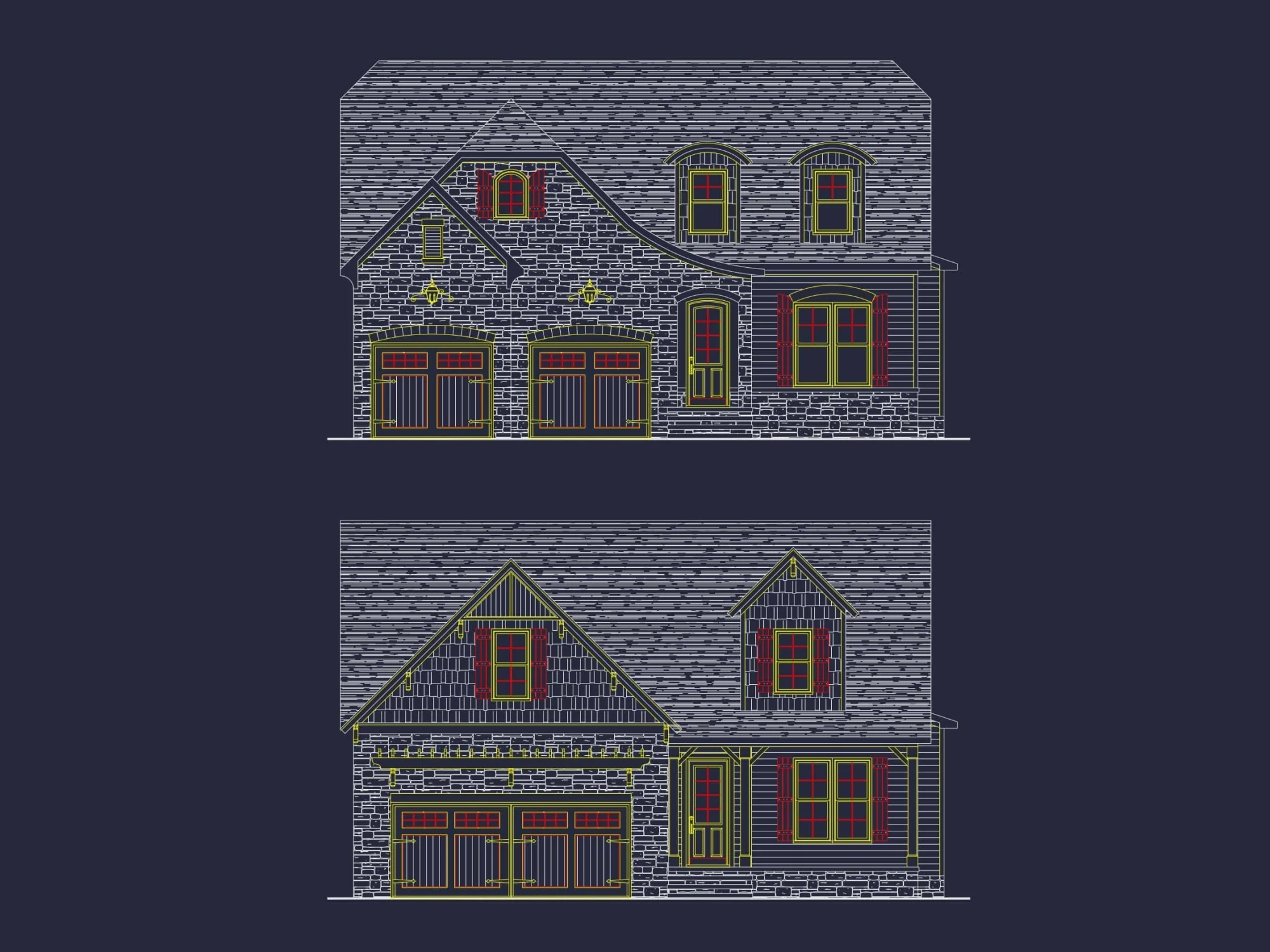 Elegant-Home-Plan-with-Craftsman-Features-and-Detailed-Blueprint