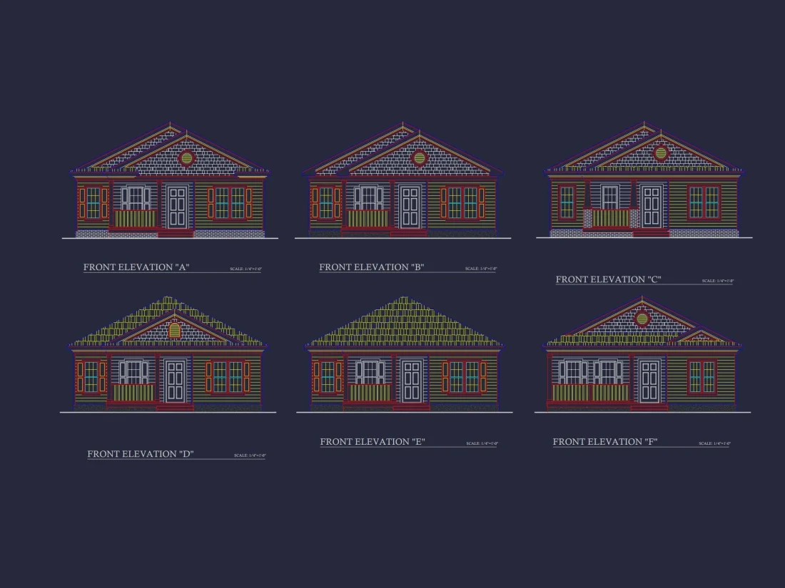 Modern-Bungalow-Home-Plan-with-4-Bedrooms-and-CAD-Designs