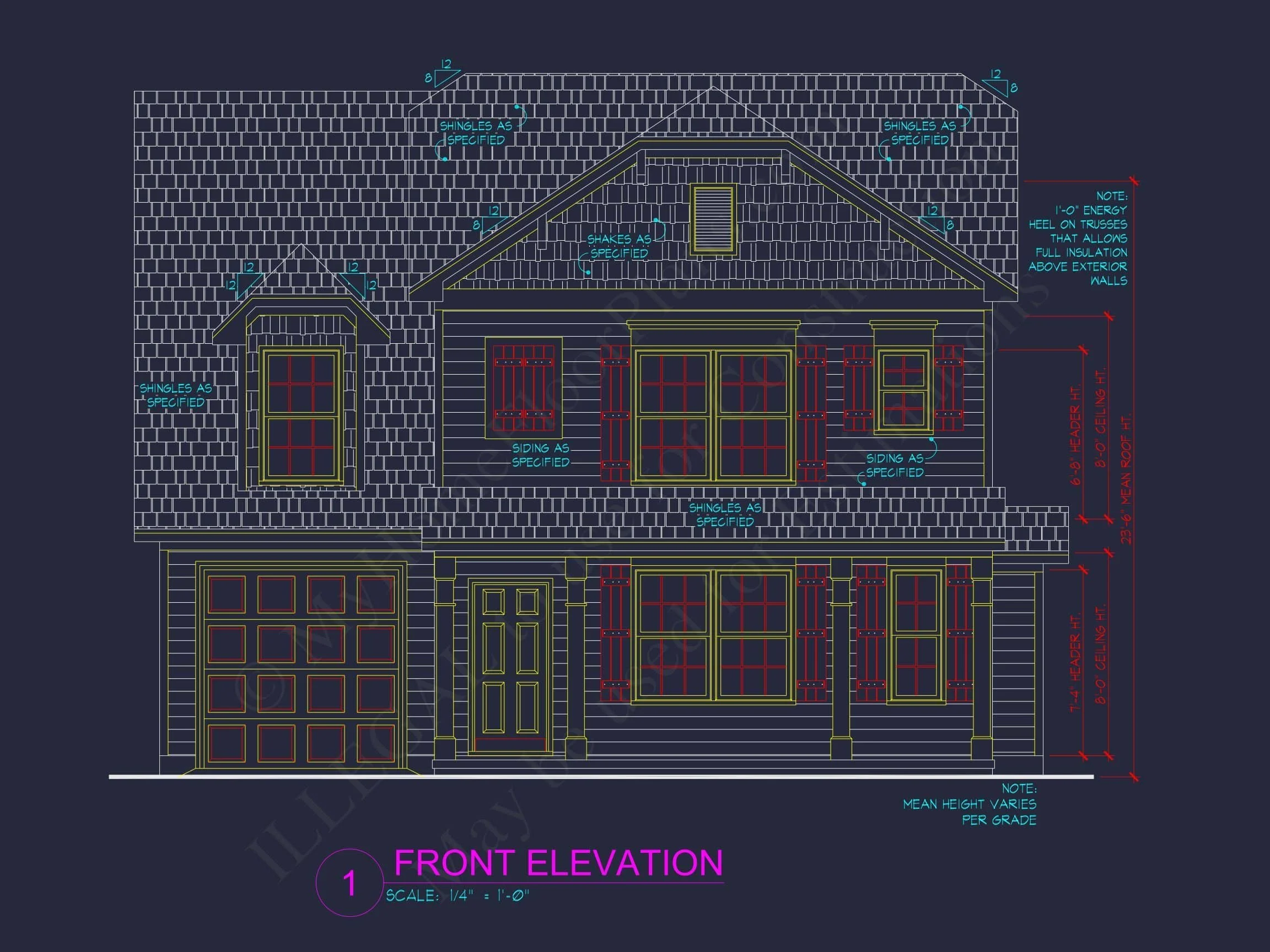 Modern Traditional House Plan with Garage & Outdoor Living