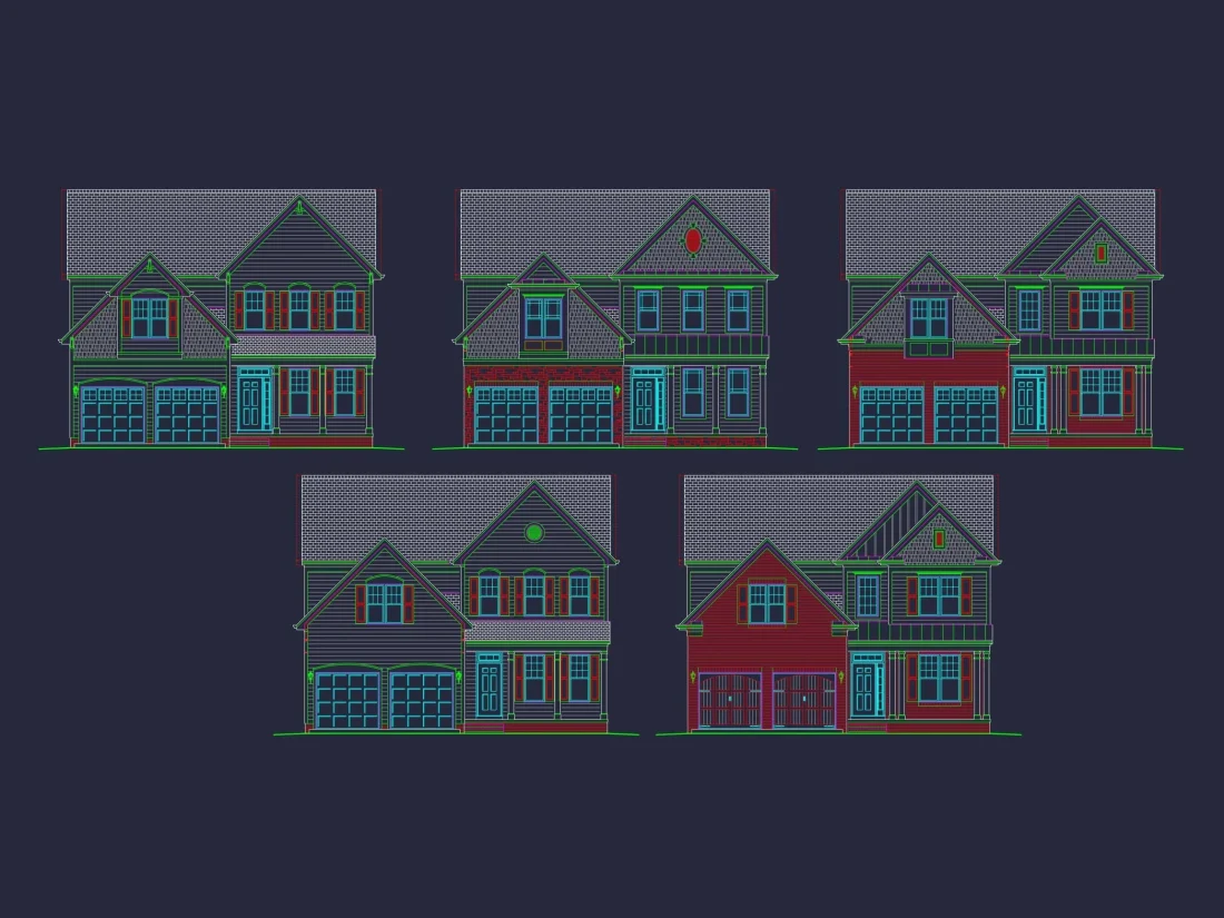 Perfectly Crafted 2-Story House Plan with 4 Bedrooms & Modern Architecture