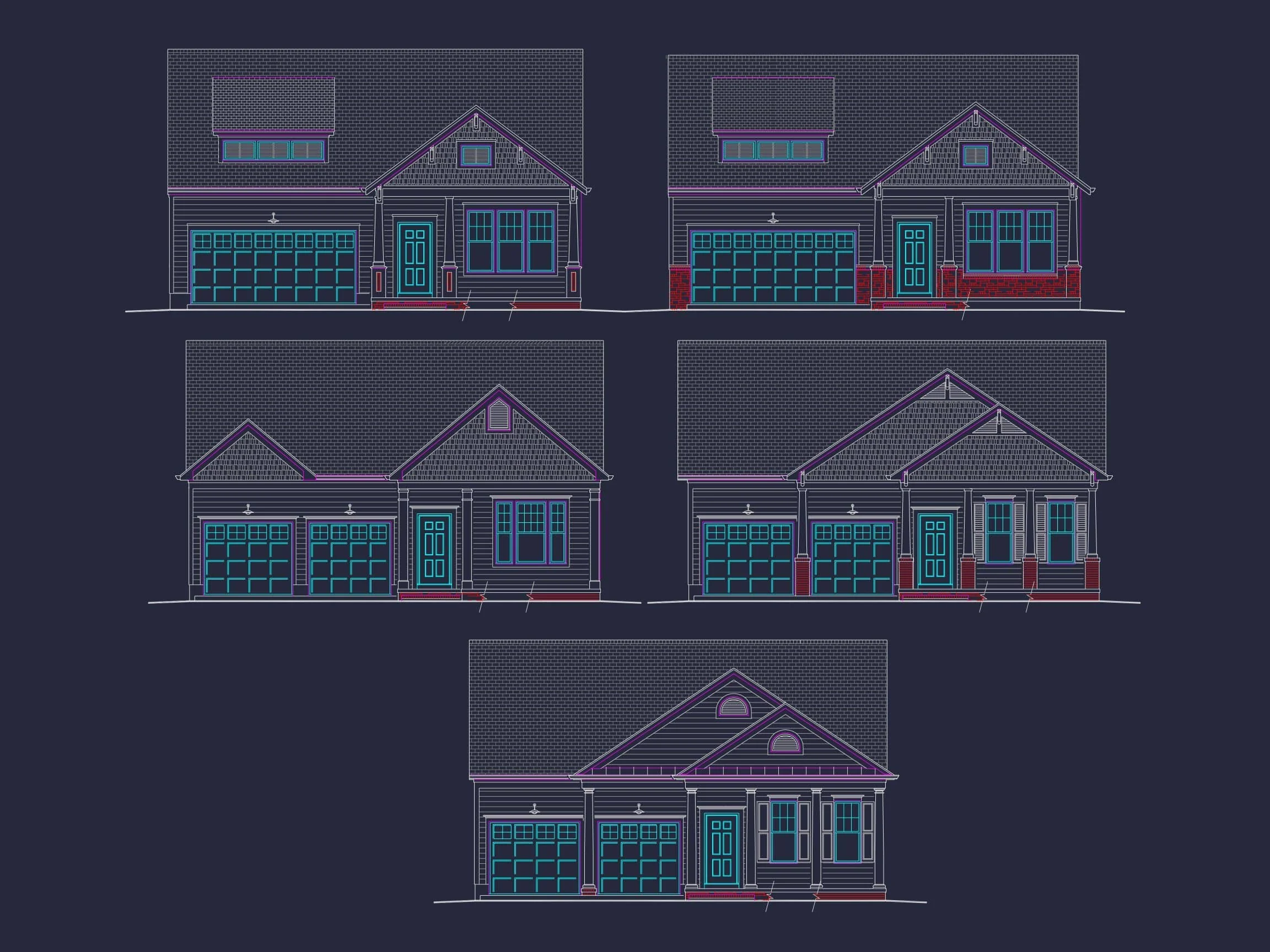 Elegant 2-Story Traditional Craftsman House Plan with Open Layout