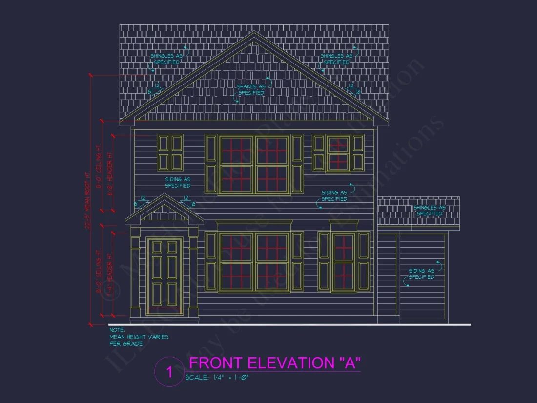 Modern 2-Story Home Plan with Open Floor Plan - 3 Beds, 2 Baths & Garage