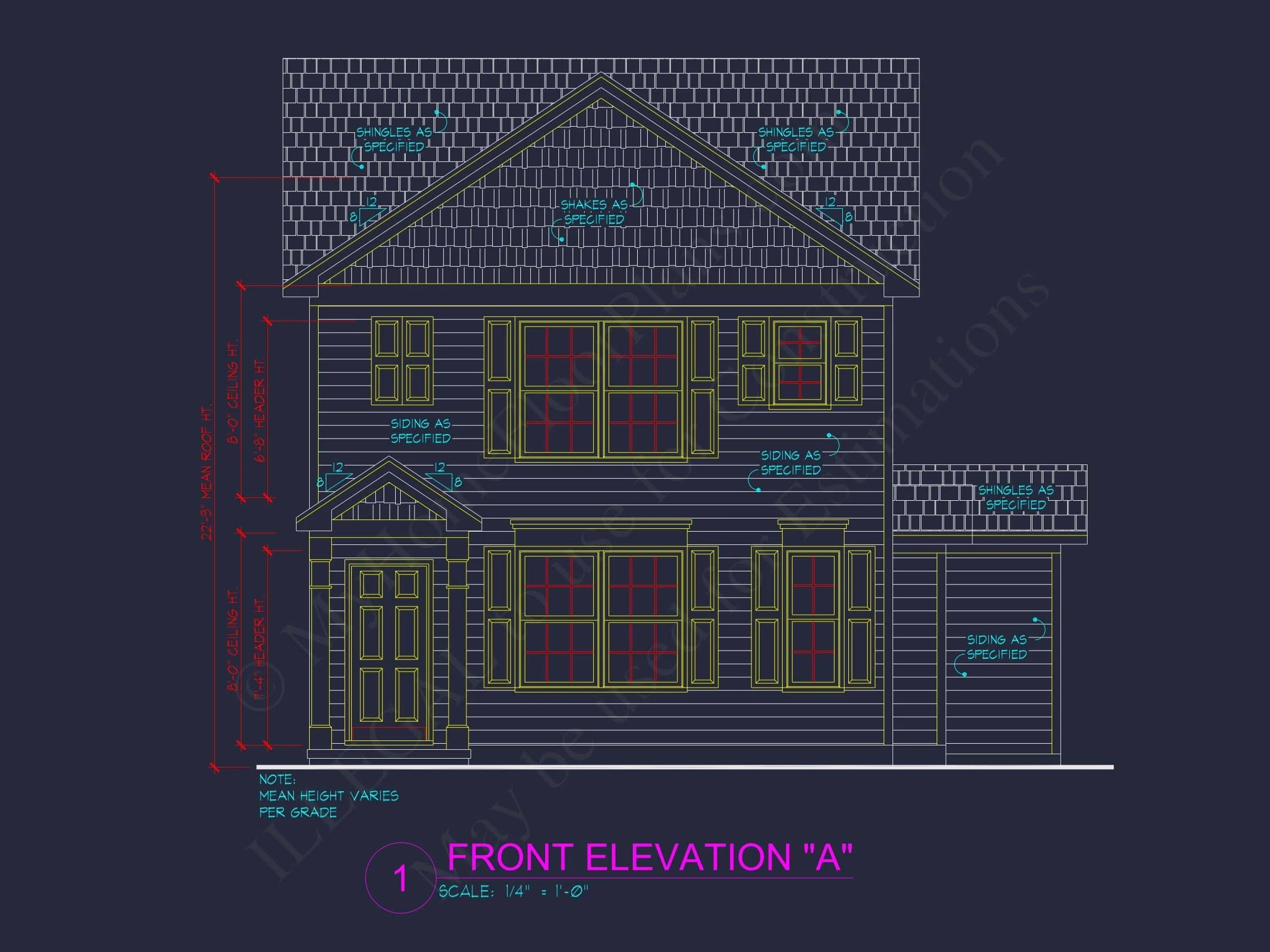 Modern 2-Story Home Plan with Open Floor Plan - 3 Beds, 2 Baths & Garage