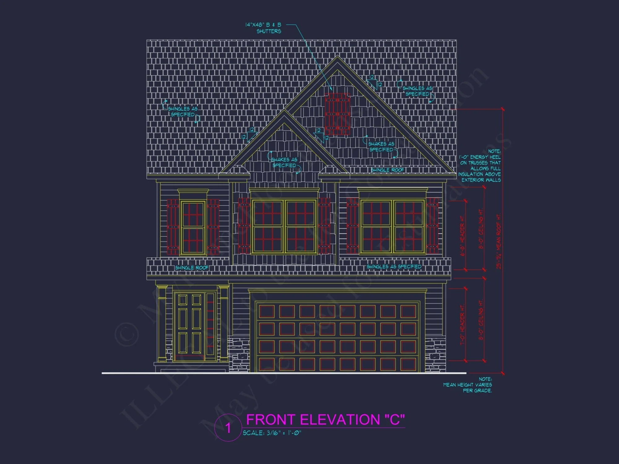 Beautiful Traditional 2-Story House Plan with CAD Blueprint & Functional Living
