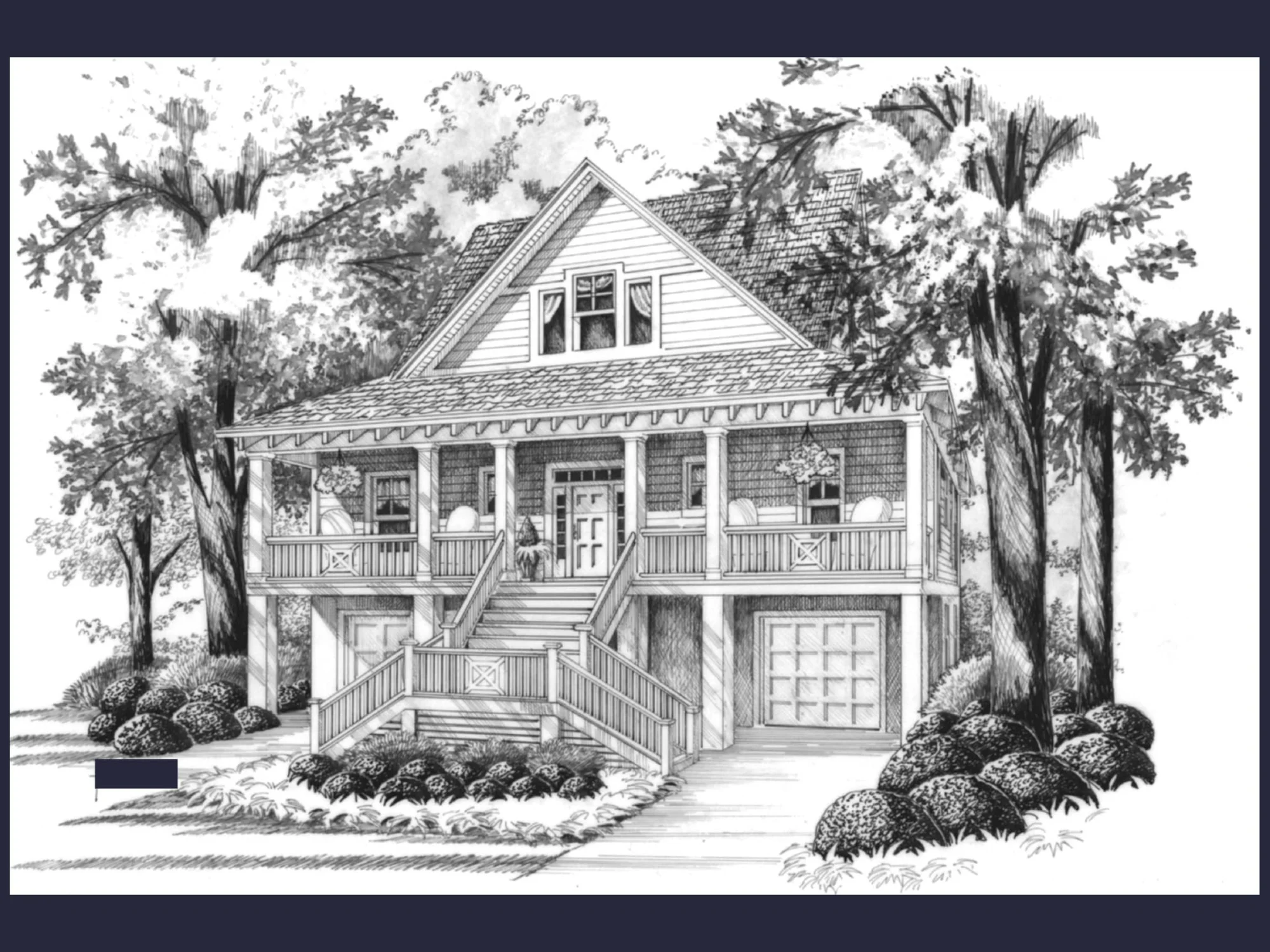 Charming 2-Story Cottage Home Plan with Craftsman Touch