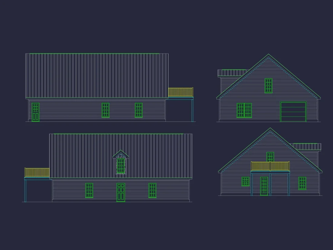 Spacious-2-Story-Home-Plan-with-Great-Room-CAD-Blueprint