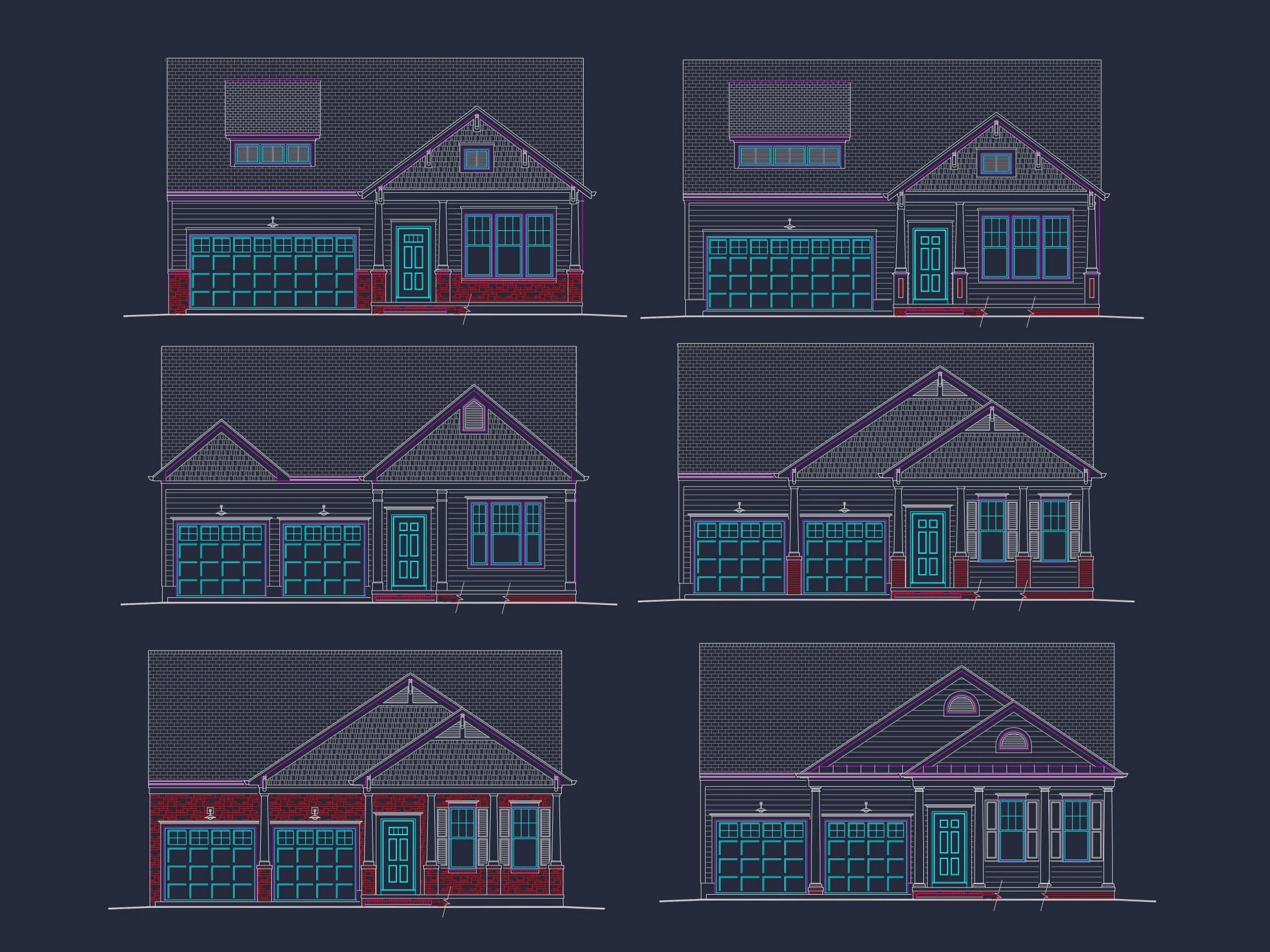 Craftsman Home Plan with 3 Beds, 2 Baths, and CAD Designs