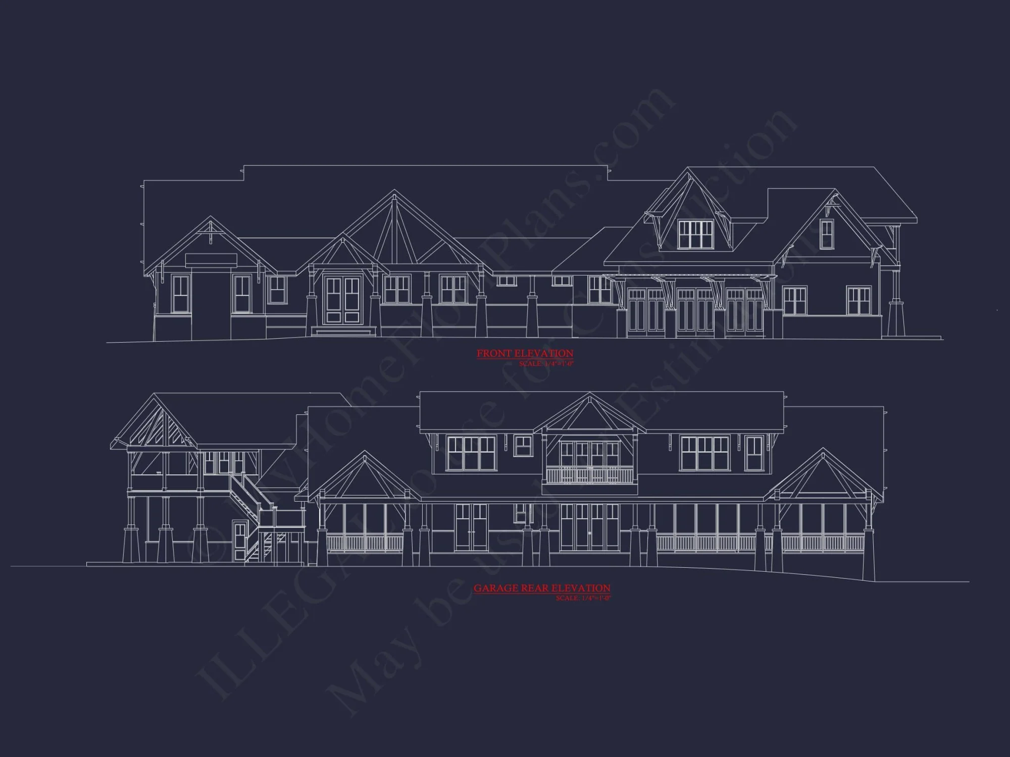 Modern Home Floor Plan with CAD Designs and Luxury Blueprints